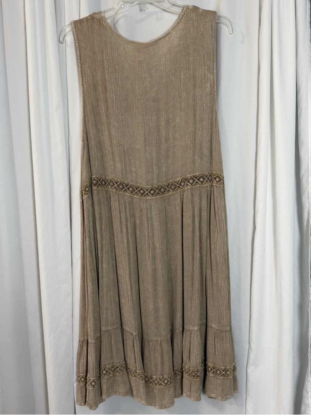 Easel Sleeveless Boho Duster - Picture 2 of 5